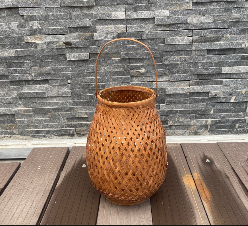 Bamboo Lantern (Light Brown)