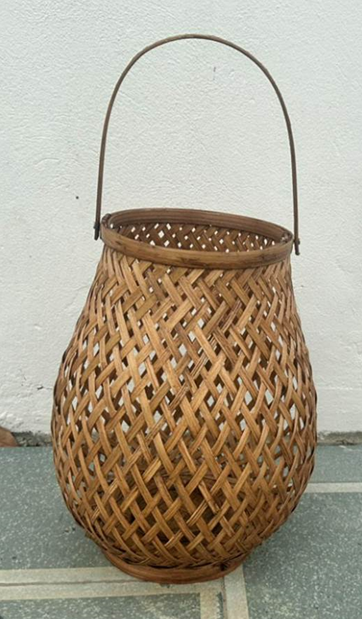 Bamboo Lantern (Light Brown)